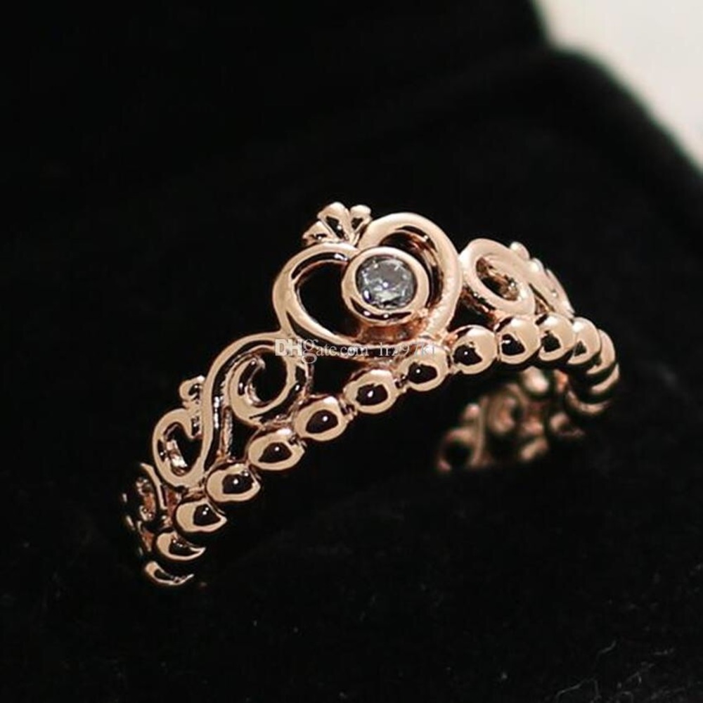 Pandora gold princess ring!!